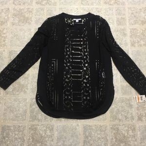 perfect for going out, partially sheer